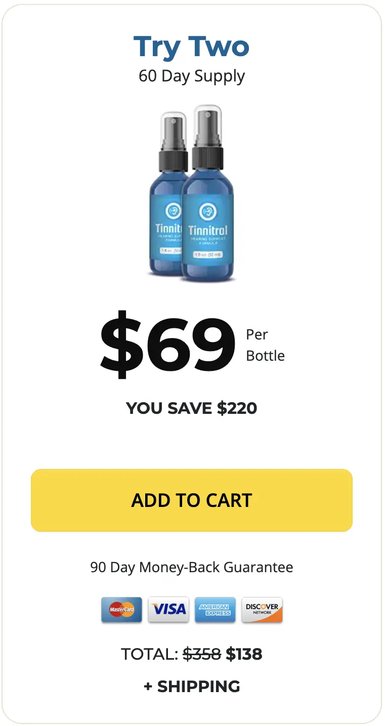 Tinnitrol 2 bottle price
